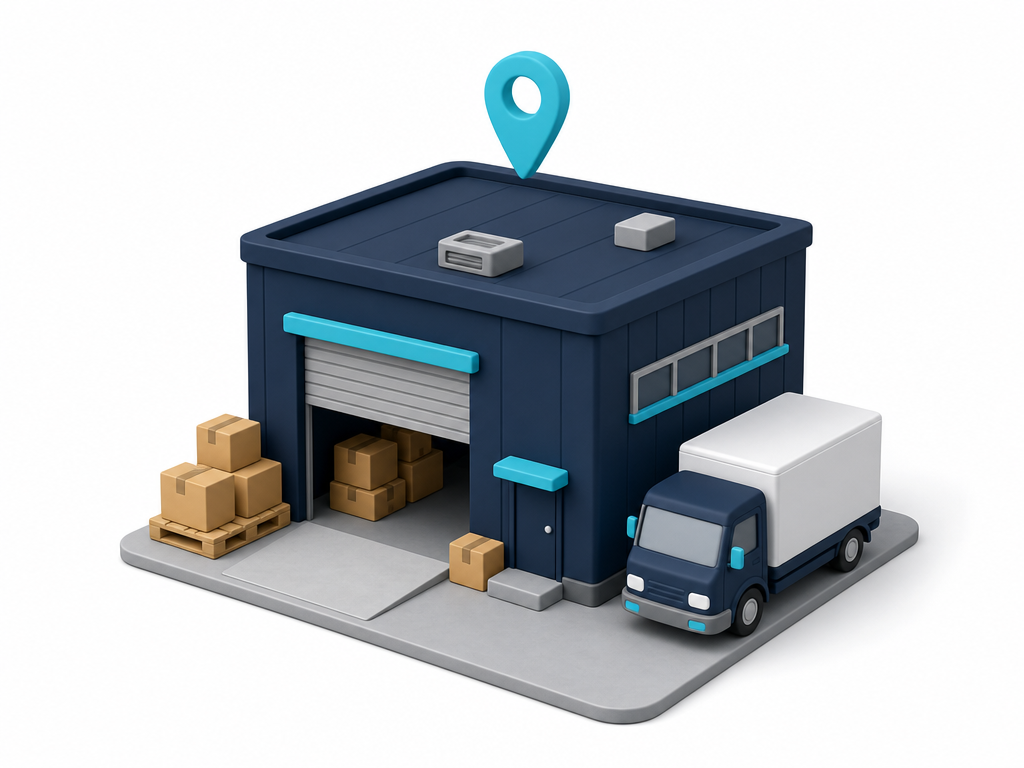 Warehouse propio de LMO Express en Miami